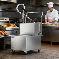 Unité de filtration d'huile industrielle de type chariot COMAI avec filtre à noyau, débit de 0,5 GPM, capacité de 20L/10L, AC 110V/220V