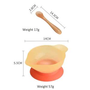 Bol d'<span class=keywords><strong>alimentation</strong></span> complémentaire pour bébé AIYUAN avec fonction de broyage, ventouse en forme de bec de canard, sans BPA, motif de dessin animé - Product Image 5