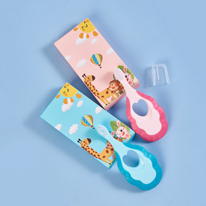 Haoniu Brosse à dents pour bébé, poils souples, conception ergonomique, pour enfants de 1 à 6 ans, brosse à dents manuelle avec emballage - Product Image 4