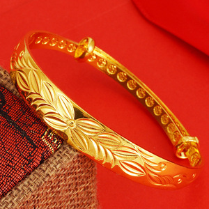 Ethlyn时尚迪拜黄金首饰金色手镯埃塞俄比亚手镯和手镯埃塞俄比亚珠宝手镯礼品 - Product Image 4