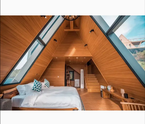 Cabaña Prefabricada de Acero en Forma de A con Construcción <span class=keywords><strong>Modular</strong></span> para Vacaciones y Glamping - Product Image 5