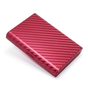 Estuche para Tarjetas de Fibra de Carbono con Bloqueo RFID, Diseño Decorativo, Caja de Aluminio para Tarjetas de Crédito, Cartera Metálica para Tarjetas Bancarias, Regalo Corporativo - Product Image 2