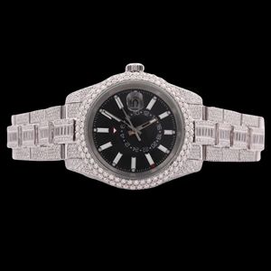 Best Quality Stylish Moissanite Diamond Quartz <b>Watch</b> Women Bracelet Style Crystal <b>Waterproof</b> <b>Watch</b> Available At Best Price - Product Image 1