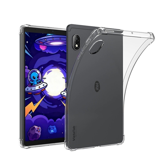 Clear Transparent TPU Tablet Case For itel vistatab go 8.68" 2026 Shockproof TPU phone Cover