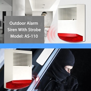 Sirène d'alarme extérieure étanche 128 dB, sonnerie puissante, lumière stroboscopique, <span class=keywords><strong>12</strong></span> <span class=keywords><strong>volts</strong></span>, alarme d'avertissement externe, 50 W de puissance crête, certifiée CE - Product Image 3