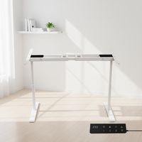 Cadre de bureau réglable en hauteur de haute performance, très populaire, à double moteur, en acier stable, pour l'étude et le travail