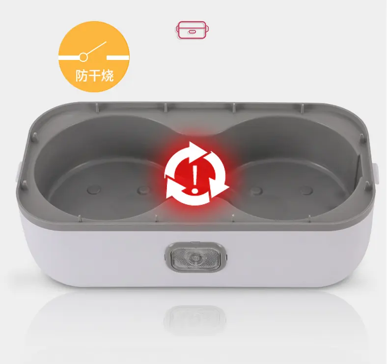 電気弁当箱は電気暖房断熱弁当箱に接続することができますサラリーマンポータブルホット野菜調理ランチ