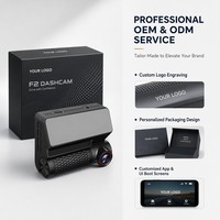 Kamera Dasbor Mini 3.0 Inci Layar IPS Pintar Depan dan Belakang, Kamera Dasbor 4K WiFi GPS Lensa Ganda, DVR Mobil Kontrol Aplikasi