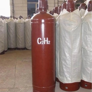نقاء عالي 98% غاز صناعي C2H2 ملء اسطوانة 40L <span class=keywords><strong>13.6KG</strong></span> الغاز الأسيتيلين