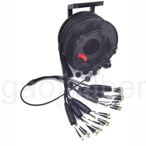 Connecteur optique LC mâle 4 canaux, monomode, 4 fibres, avec gaine renforcée, pour bobine de câble de scène robuste pour événements - Product Image 5