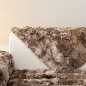 Coussin de canapé en mousse pelucheuse colorée, résistant à la saleté, chaud, pour l'automne et l'hiver, doux, épais, antidérapant, en polaire de lapin à bulles, housses de canapé - Product Image 3