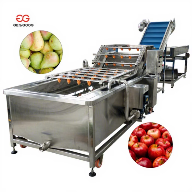 Gelgoog Price Apple Pear Cleaning and Grading Black Pepper Washing Drying Machine