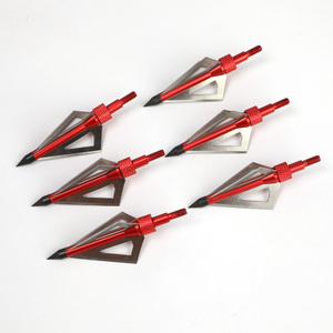 100 di <span class=keywords><strong>caccia</strong></span> al grano 3 lame fisse punte di <span class=keywords><strong>punta</strong></span> di freccia di balestra usate come accessorio di <span class=keywords><strong>caccia</strong></span> con l'arco da tiro con l'arco - Product Image 3