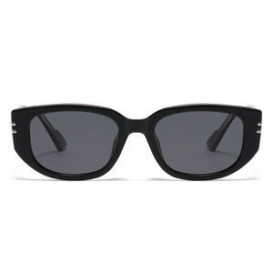 Lunettes de soleil œil de chat pour femmes Ks-3882, monture noire en PC, verres TAC, protection UV400, style tendance - Product Image 4