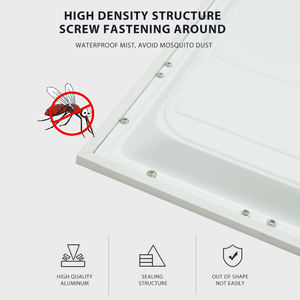 Современный дизайн школы офисные светодиодные потолочные панели лампы высокой яркости <span class=keywords><strong>60x60</strong></span> 2x2 2x4 1x4 подсветка панели с сертификатом ETL - Product Image 3