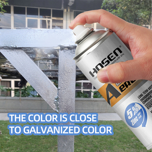 5% Cold Galvanizing Touch‑Up Aerosol Spray, Zinc Galvanized Repair <b>Paint</b> for Metal Surface Restoration Anti‑Rust Protection - Product Image 5