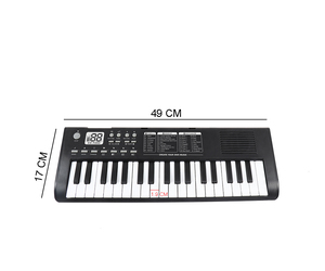 Jouet de piano éducatif pour enfants, clavier de piano électronique portable en plastique à 37 touches pour enfants, 10 chansons de démonstration - Product Image 4