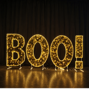 Decoración Luminosa con Motivos Alfabéticos, Letras Grandes Iluminadas para Mercados Navideños, Festivales y Eventos Públicos - Product Image 1