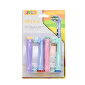 wholesale Compatible soft bristle replaceable Oral electric toothbrush heads with 4 Pieces Pack