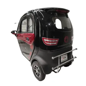 Venta Directa de Fábrica de <span class=keywords><strong>Coches</strong></span> <span class=keywords><strong>Eléctricos</strong></span> Económicos de 3 Ruedas para Adultos con 2-3 Asientos, Potentes 1200W 60V 58AH y Freno de Estacionamiento - Product Image 3