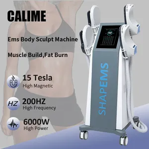 Professional Ems Rf Slim Machine Muscle Stimulate Build Fat Burn Weight Loss 15 Tesla 6000w Body Shape Sculpt Emslim Nova Neo