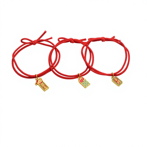 เชือกผูกผมสีแดงอัลลอยด์เสริมดวง ขอให้เป็นอันดับหนึ่ง สำหรับเด็ก - ทำด้วย<span class=keywords><strong>ม</strong></span>ือ เห<span class=keywords><strong>ม</strong></span>าะสำหรับเปิดเทอม สอบเข้าเรียน และสอบ<span class=keywords><strong>เข้า</strong></span><span class=keywords><strong>ม</strong></span>หาวิทยาลัย - Product Image 1