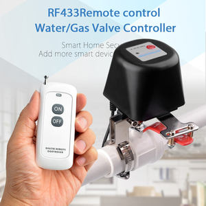 JXS-433 Long Distance RF 433mhz <b>Remote</b> Control Smart Gas Water Leakage Valve Controller Smart Gas Detector Automatic Manipulator - Product Image 3