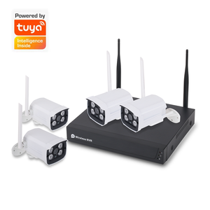 Bosesh 5MP sans fil <span class=keywords><strong>Wifi</strong></span> Bullet <span class=keywords><strong>Camera</strong></span> <span class=keywords><strong>Kit</strong></span> Audio bidirectionnel sécurité extérieure 4CH NVR <span class=keywords><strong>enregistreur</strong></span> vidéo Tuya CCVT système de <span class=keywords><strong>Surveillance</strong></span> - Product Image 1