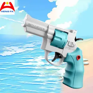 새로운 디자인 전기 물총 자동 분출 권총 어린이를위한 여름 수영장 장난감 리볼버