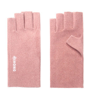<span class=keywords><strong>UV</strong></span> Anti Radiación Protección Guantes Clavo LED Medio Dedo Protector Uñas Guantes - Product Image 2