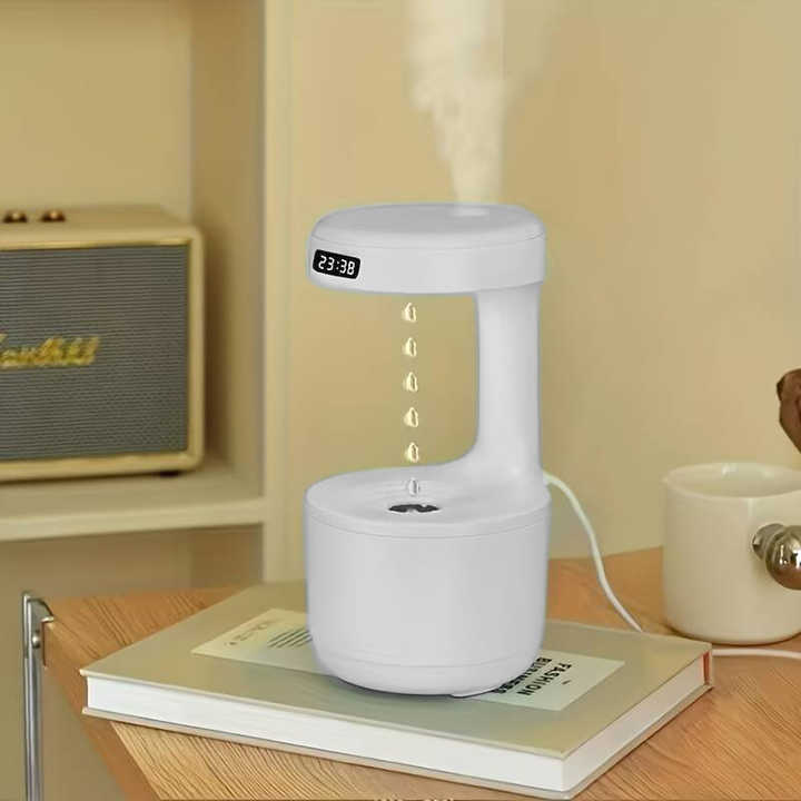 Humidificador de niebla fría de gota de agua antigravedad multifuncional de 600ml