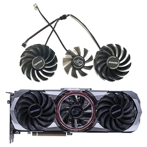 พัดลมระบายความร้อนการ์ดจอ 88 มม. DC 12V 0.5A PVA080E12R สำหรับ iGame RTX <span class=keywords><strong>3060</strong></span> 3070 3080 <span class=keywords><strong>TI</strong></span> 3090 <span class=keywords><strong>Vulcan</strong></span> - Product Image 1