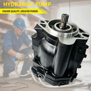Bomba de pistones hidráulica variable 15244762 OM-PUMP-PVE19R-13T con eje de 13 estrías para maquinaria de construcción pequeña, bomba hidráulica principal - Product Image 3