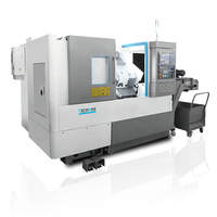 Tour CNC à banc incliné KT25, prix d'usine, centre de tournage universel entièrement automatique avec outillage mobile à 5 axes