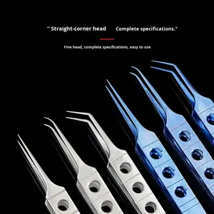 Pinces à ligature micro-dentées pour <span class=keywords><strong>chirurgie</strong></span> ophtalmique, double paupière, <span class=keywords><strong>chirurgie</strong></span> plastique, <span class=keywords><strong>pince</strong></span> à suture Colleen pour usage médical - Product Image 2