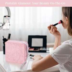 Nouveau luxe Style cosmétique étanche Orgniazer sac mode Portable stockage maquillage stockage avec fermeture à glissière pour voyage - Product Image 6