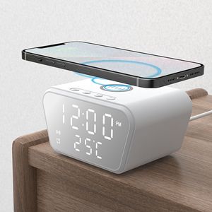Cargador Inalámbrico Rápido HiTao de 15W con Reloj Digital, Alarma, Pantalla de Temperatura, Estación de Carga Inalámbrica Multifunción - Product Image 5