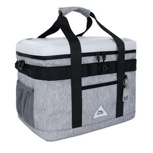 กระเป๋าเก็บความเย็นแบบพับได้ขนาดใหญ่ ทำจากโพลีเอสเตอร์ พกพาสะดวก สำหรับปิกนิก ชายหาด ใส่อาหารได้ - Product Image 4