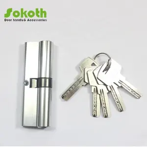 SOKOTH Israel 60mm 70mm 80mm cheap chrome aluminum cylinder lock