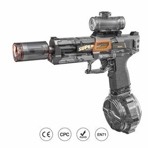 Pistolet à eau miniature sans fil USB transparent à tir rapide pour enfants, très populaire - Product Image 4