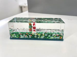 Pisapapeles Mágico de Papá Noel, Temporizador Líquido Navideño Único, Juguetes Sensoriales Festivos para Escritorio, Regalo Calmante al por Mayor para <span class=keywords><strong>Colegas</strong></span> y Amigos - Product Image 2