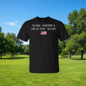Haz que Estados Unidos vuelva a ser saludable, camiseta con bandera de Estados Unidos, color negro, para hombre, 2025 - Product Image 3