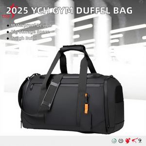 Factory Tactical <b>Outdoor</b> Portable Durable Large Capacity Travel Duffel Tote <b>Bag</b> Waterproof Gym <b>Sports</b> Luggage Shoes Compartment - Product Image 2