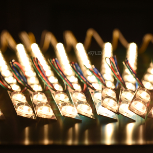 Barra de Luz LED RGB+CCT de Aluminio, DC24V, Chips 3030 con Lente, Cortable, 160 °   Lámpara para Iluminación de Señalización - Product Image 3