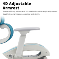 Chaise ergonomique en maille moderne ZOTER OEM/ODM avec soutien lombaire réglable, dossier respirant, garantie 10 ans, utilisation à domicile, au bureau ou à l'hôtel