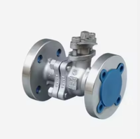 Venta al por mayor de fábrica: Válvulas de bola de acero inoxidable de 2 vías con bridas de paso completo DN50 para productos químicos industriales