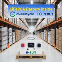 Batería E-SUN Lifepo4 de 24v 100ah 200ah 280ah, Celdas de Grado A, BMS con Bluetooth, Batería Recargable de 12V 280ah para Almacenamiento Solar, para Tiendas