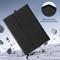 Étui Folio en cuir pour tablette Microsoft Surface Pro 7/6/5/4 7 Plus 12,3 pouces, housse de protection pour tablette professionnelle (étanche, sans clavier)