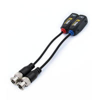 Balun de Video de Canal Único HX-CG200 720P 300M UTP CAT5/5E/6 Transmisión AHD TVI CVI CVBS 8MP Conector BNC Monitor Pasivo