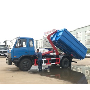 DONGFENG 4X2 High Quality 15cbm Hook Bin Lifter Garbage Truck